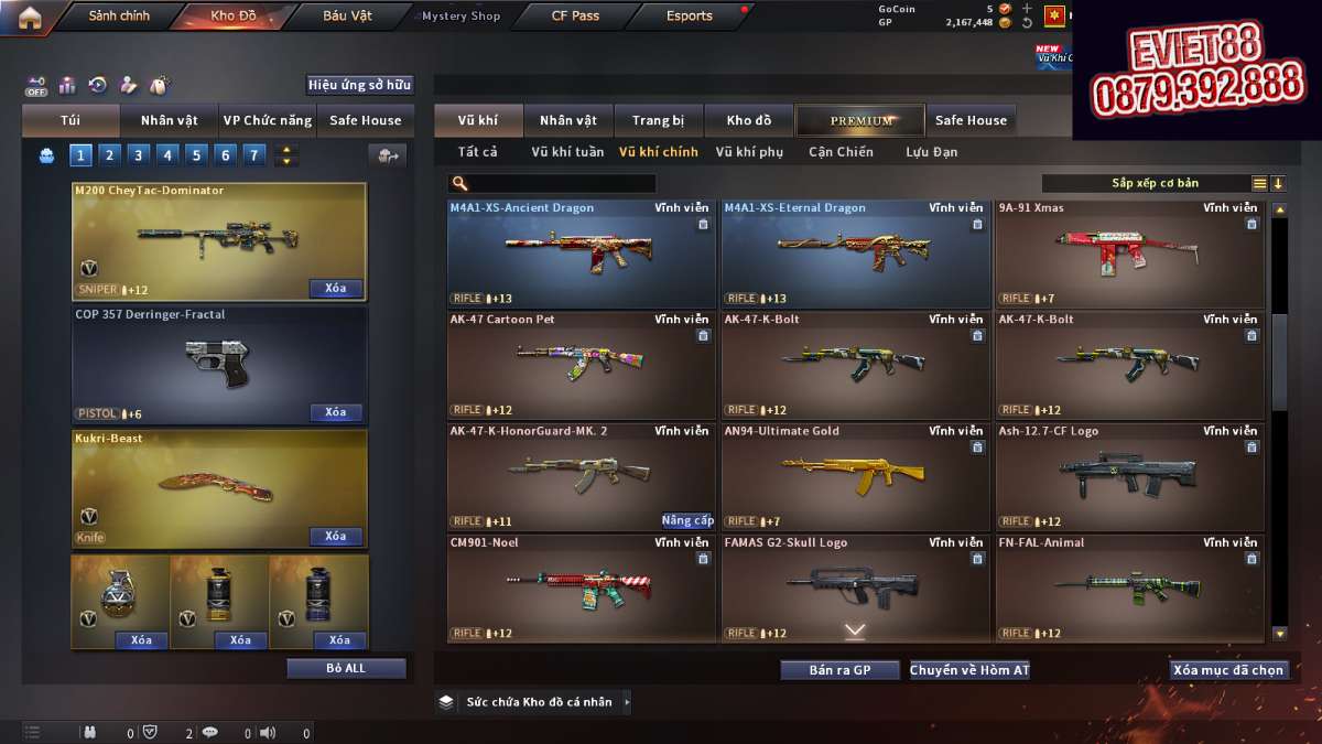 shop acc cf uy tin gia re